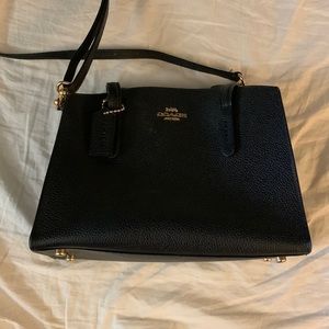 COACH black crossbody purse